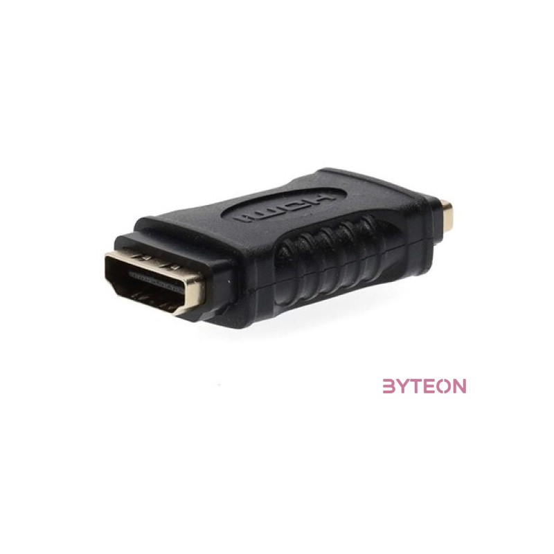 Nedis CVGB34900BK csatlakozó átlakító HDMI Type A (Standard) HDMI A-típus (Standard) Fekete, Arany