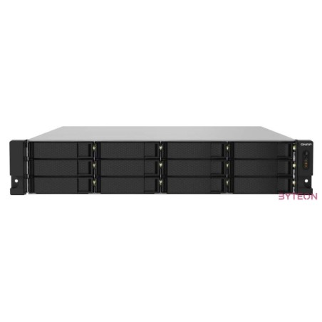QNAP TS-1232PXU-RP NAS Rack (2U) Ethernet,LAN csatlakozás Fekete AL324