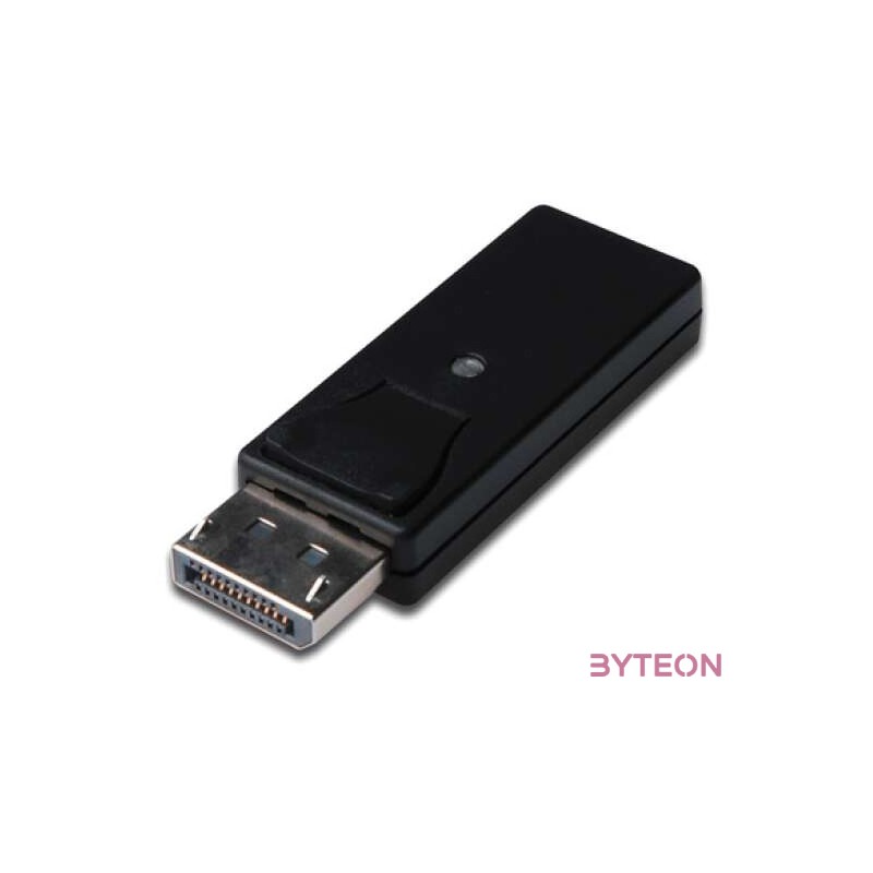 Digitus DisplayPort - HDMI DP HDMI Type A Fekete