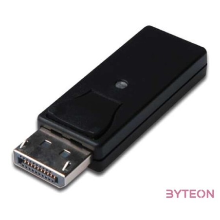Digitus DisplayPort - HDMI DP HDMI Type A Fekete