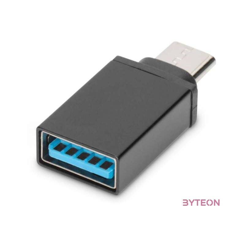 Digitus AK-300506-000-S csatlakozó átlakító USB C USB A Fekete