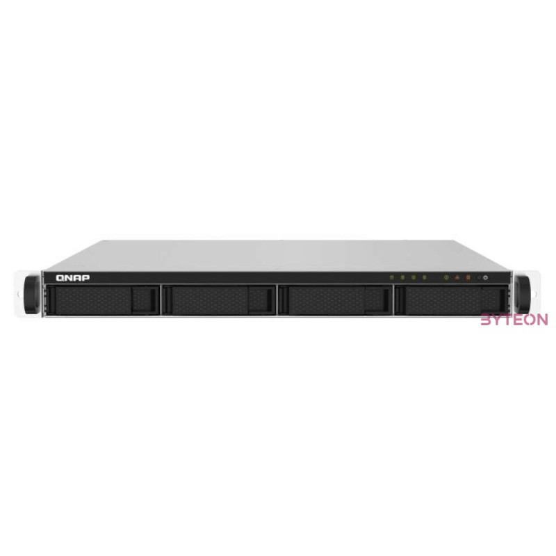 QNAP TS-432PXU NAS Rack (1U) Ethernet,LAN csatlakozás Fekete Alpine AL-324