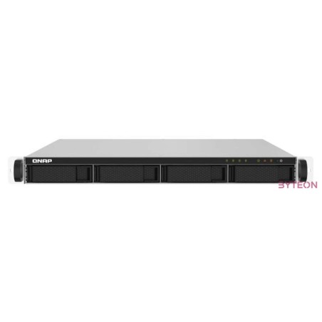 QNAP TS-432PXU NAS Rack (1U) Ethernet,LAN csatlakozás Fekete Alpine AL-324