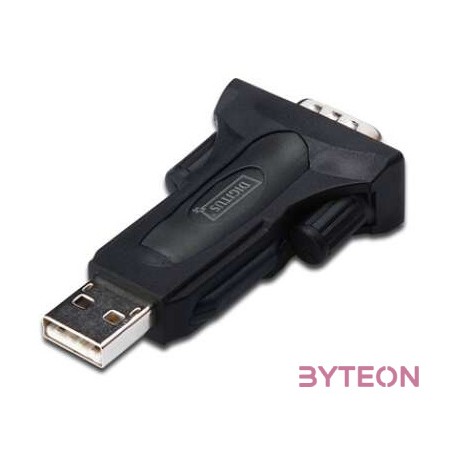 Digitus Converter USB 2.0 D-Sub 9 Male Fekete