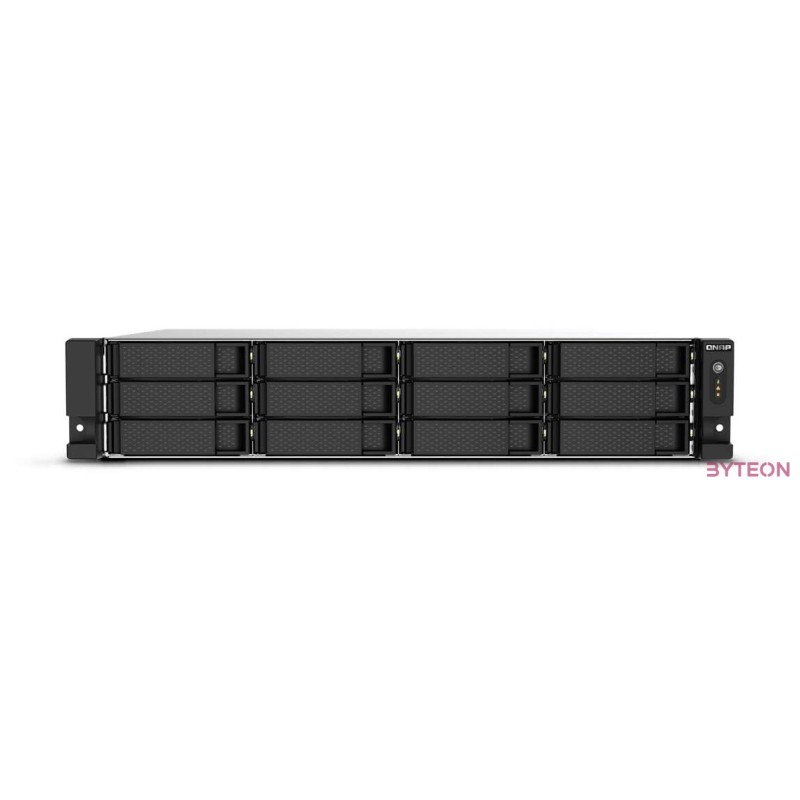 QNAP TS-1273AU-RP-8G tárolószerver NAS Rack (2U) Ethernet,LAN csatlakozás Fekete, Szürke V1500B