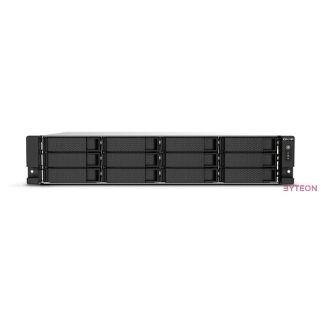 QNAP TS-1273AU-RP-8G tárolószerver NAS Rack (2U) Ethernet,LAN csatlakozás Fekete, Szürke V1500B
