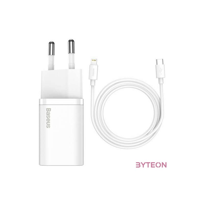 Baseus TZCCSUP-B02 mobiltelefon töltő Fehér Beltéri