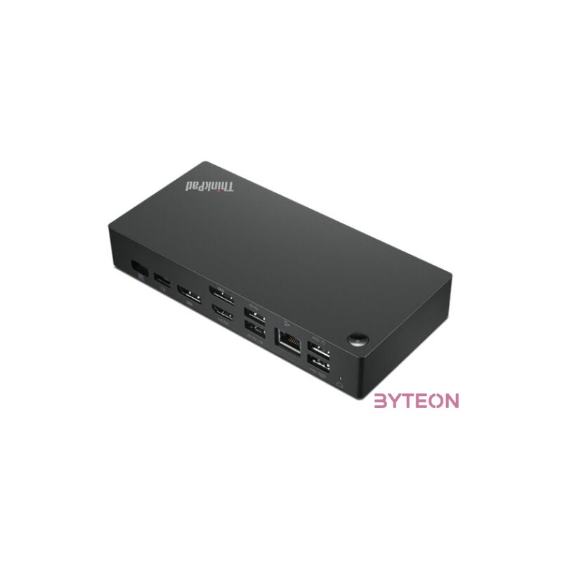 Lenovo ThinkPad Universal USB-C Smart Dock Vezetékes Thunderbolt 4 Fekete