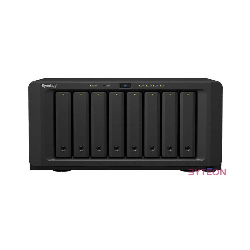 Synology DiskStation DS1821 tárolószerver NAS Tower Ethernet,LAN csatlakozás Fekete V1500B
