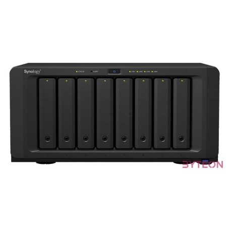 Synology DiskStation DS1821 tárolószerver NAS Tower Ethernet,LAN csatlakozás Fekete V1500B