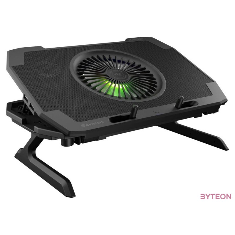 GENESIS Oxid 850 notebook hűtőpad 43,9 cm (17.3) 2500 RPM Fekete