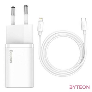 Baseus TZCCSUP-B02 mobiltelefon töltő Fehér Beltéri