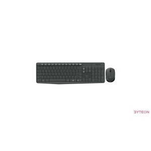Logitech MK235 (HU, Vez.nélküli) - Fekete