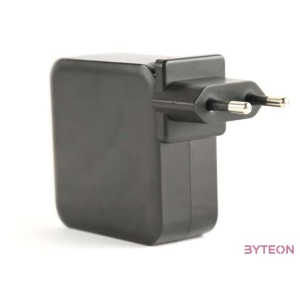 Gembird NPA-PD60-01 mobiltelefon töltő Fekete Beltéri