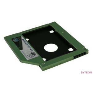 LC-Power LC-ADA-525-25-NB beépítő keret 13,3 cm (5.25) HDD tartó keret Fekete, Zöld