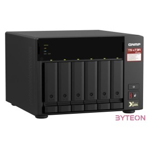 QNAP TS-673A-8G tárolószerver NAS Tower Ethernet,LAN csatlakozás Fekete V1500B