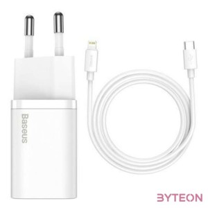 Baseus TZCCSUP-B02 mobiltelefon töltő Fehér Beltéri