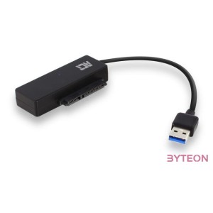 ACT AC1515 csatlakozó átlakító 2.5,3.5 SATA USB A Fekete