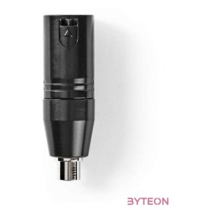 Nedis COTP15930BK csatlakozó átlakító XLR Cinch Fekete