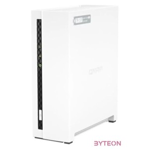 QNAP TS-133 tárolószerver Tower Ethernet,LAN csatlakozás Fehér