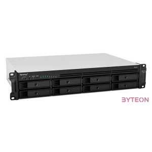 Synology RackStation RS1221 tárolószerver NAS Rack (2U) Ethernet,LAN csatlakozás Fekete V1500B