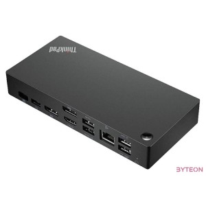 Lenovo ThinkPad Universal USB-C Smart Dock Vezetékes Thunderbolt 4 Fekete