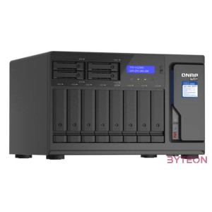 QNAP TVS-h1288X NAS Tower Ethernet,LAN csatlakozás Fekete W-1250