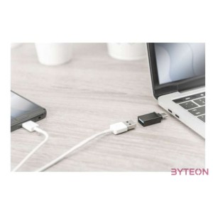 Digitus AK-300506-000-S csatlakozó átlakító USB C USB A Fekete