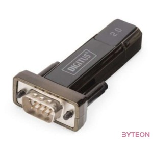 Digitus Converter USB 2.0 D-Sub 9 Male Fekete