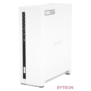 QNAP TS-133 tárolószerver Tower Ethernet,LAN csatlakozás Fehér