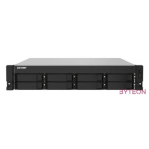 QNAP TS-832PXU-RP NAS Rack (2U) Ethernet,LAN csatlakozás Fekete AL324