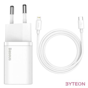 Baseus TZCCSUP-B02 mobiltelefon töltő Fehér Beltéri
