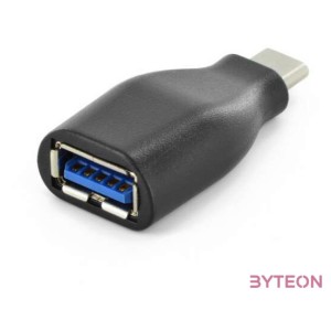 Digitus AK-300506-000-S csatlakozó átlakító USB C USB A Fekete
