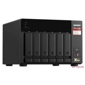 QNAP TS-673A-8G tárolószerver NAS Tower Ethernet,LAN csatlakozás Fekete V1500B