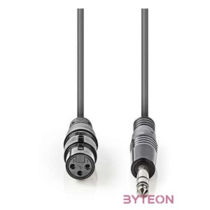 Nedis COTH15110GY15 audio kábel 1,5 M XLR (3-pin) 6.35mm Szürke