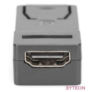 Digitus DP,HDMI HDMI Type A Fekete