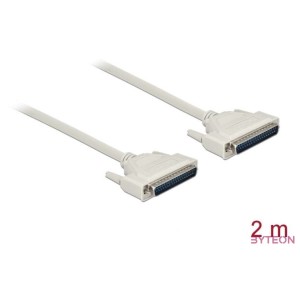 DeLOCK 86879 soros kábel Bézs 2 M D-Sub 37 Pin