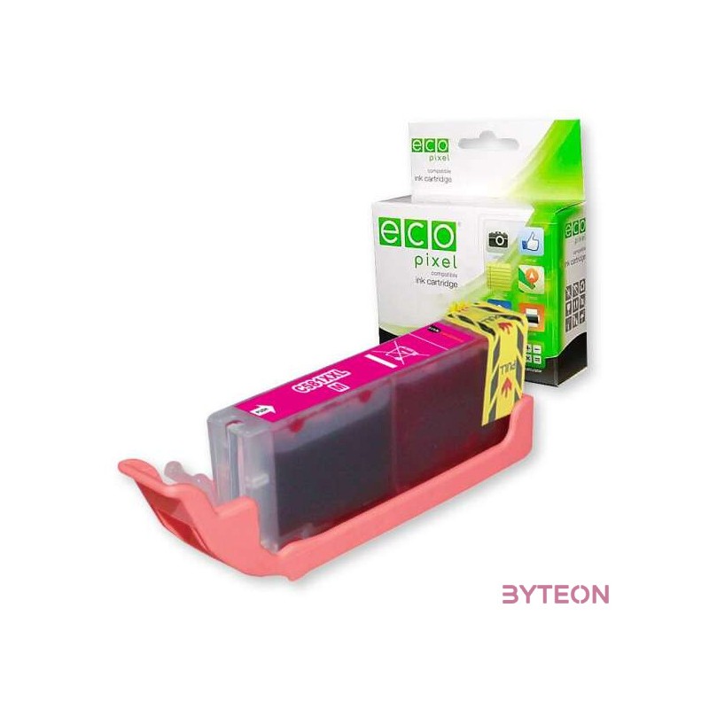 Festékpatron utángyártott ECOPIXEL CLI-581 XXL (CANON) vörös 12ml