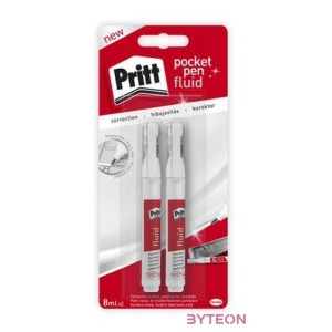 Hibajavító toll HENKEL Pritt Pocket Pen fémhegyű 2x8ml 2 db,bliszter