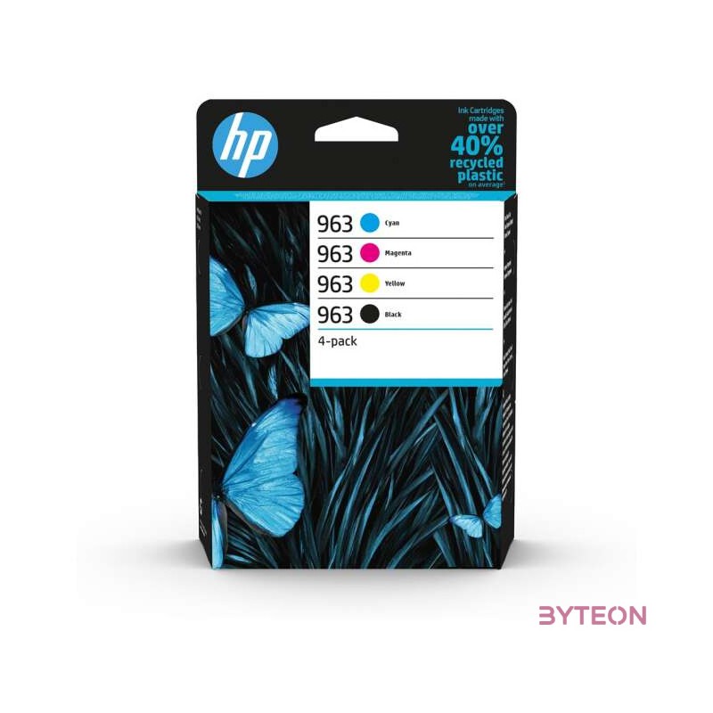 Festékpatron HP 6ZC70AE (963) multipack 4 színes