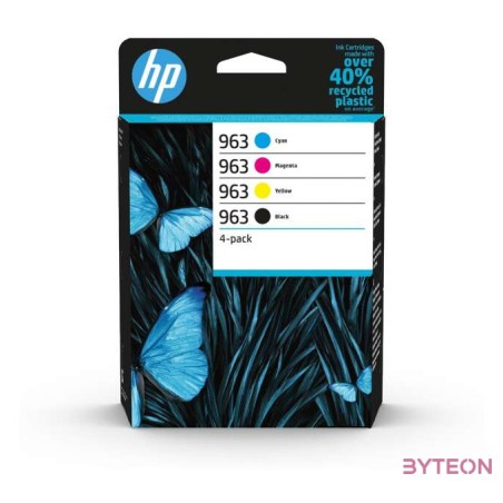 Festékpatron HP 6ZC70AE (963) multipack 4 színes