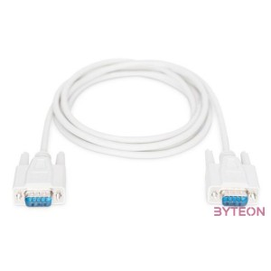 Digitus AK-610107-020-E soros kábel Bézs 2 M DSUB, 9-pin