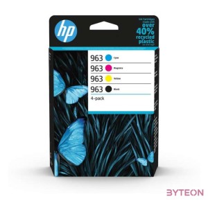 Festékpatron HP 6ZC70AE (963) multipack 4 színes