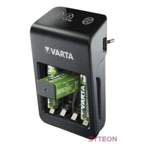 Akkumulátor töltő VARTA LCD Plug  4 db AA 2100 mAh