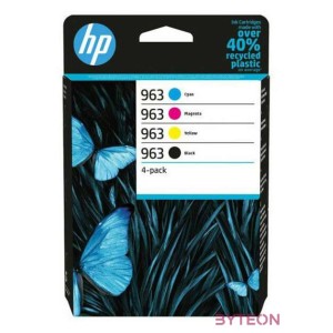 Festékpatron HP 6ZC70AE (963) multipack 4 színes