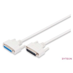 Digitus AK-610201-020-E soros kábel Bézs 2 M DSUB, 25-pin