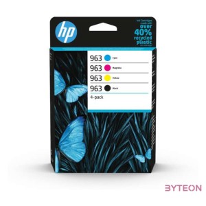 Festékpatron HP 6ZC70AE (963) multipack 4 színes
