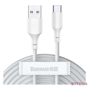Baseus TZCATZJ-02 USB kábel 1,5 M USB A USB C Fehér