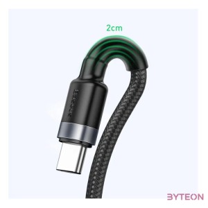 Baseus CATKLF-PG1 USB kábel 1 M USB C Fekete