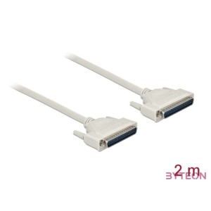 DeLOCK 86879 soros kábel Bézs 2 M D-Sub 37 Pin